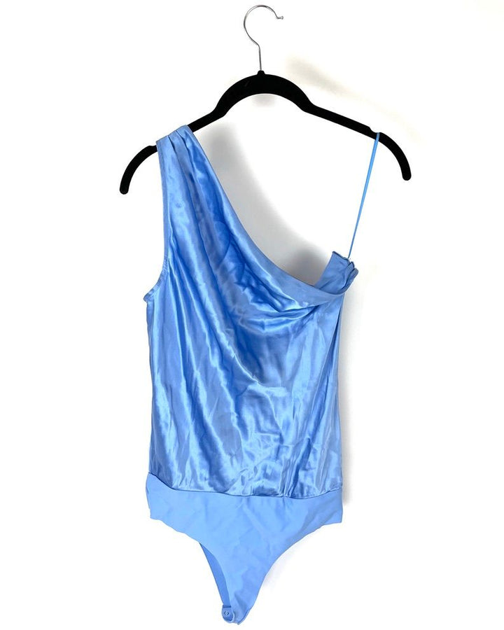 Blue One Shoulder Bodysuit - Size 4 and 8