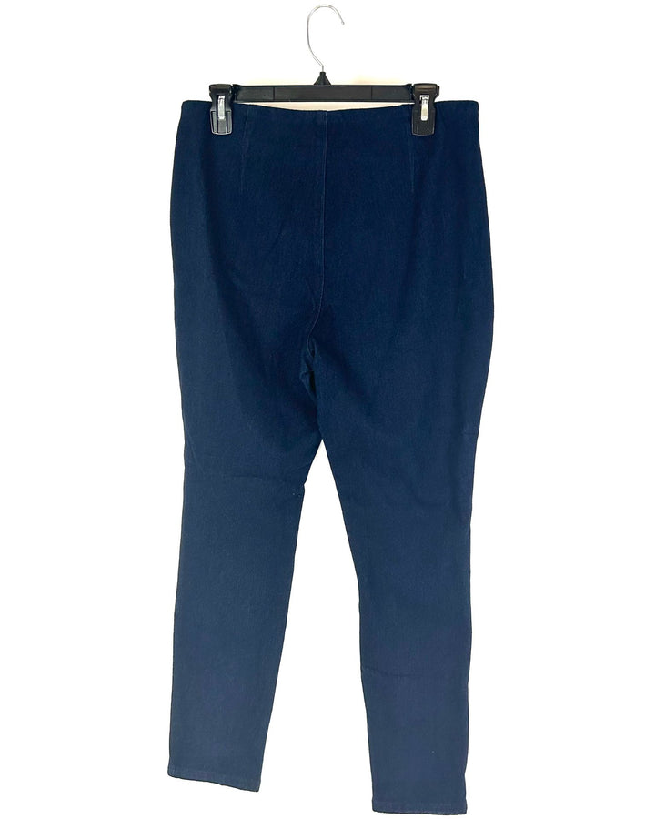 Dark Wash Jean-Like Pants - Size 12