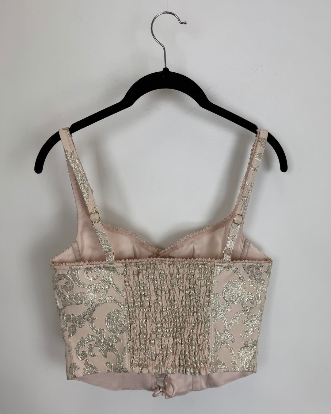 Champagne and Gold Corset Top - Size 2/4
