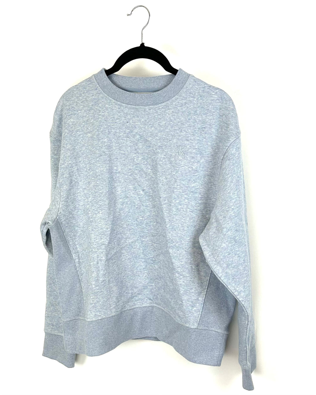 Heathered Blue Crew Neck - Small