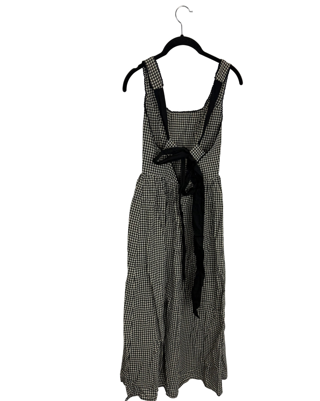 Black and Cream Gingham Dress - Size 0/2 and 2/4
