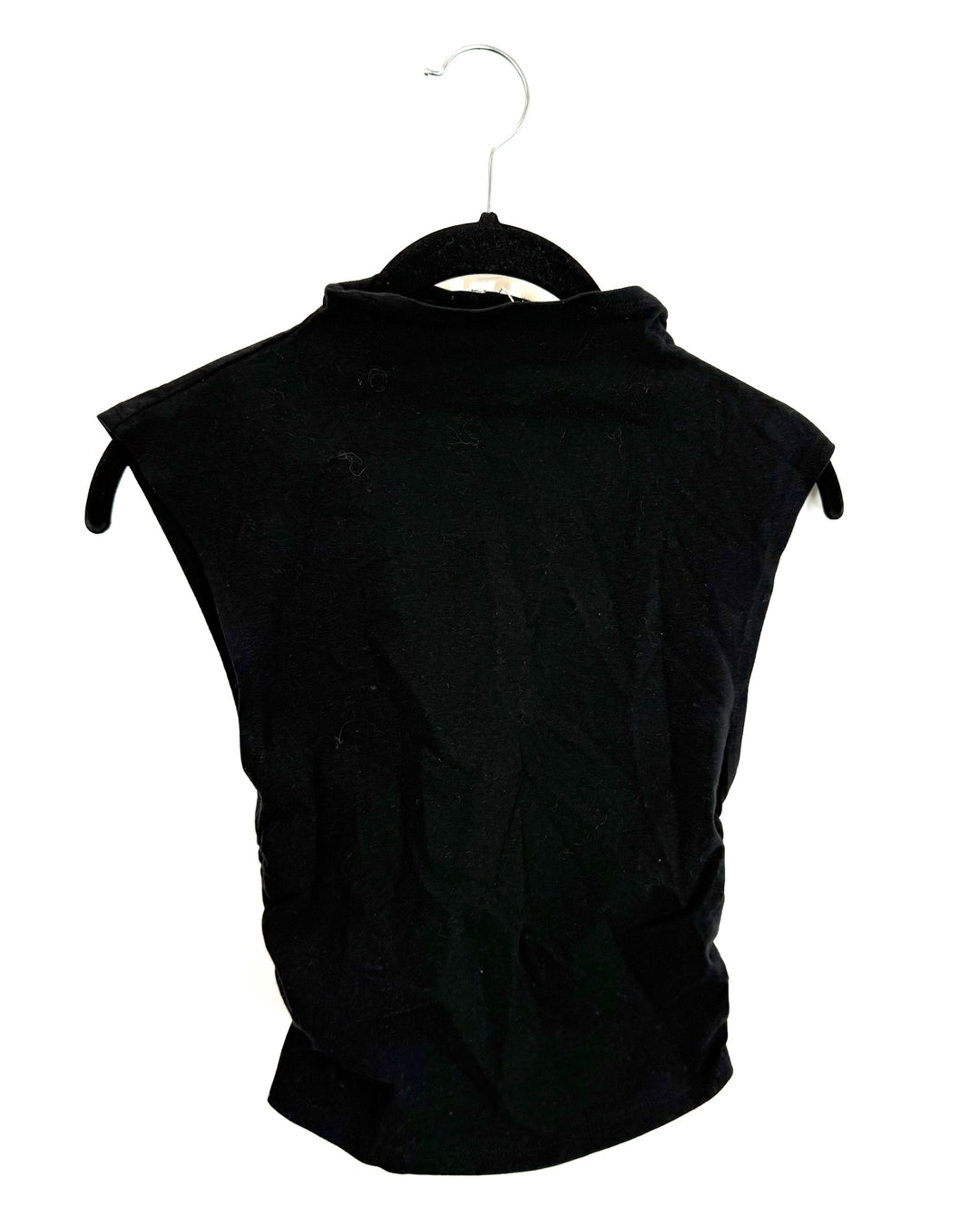 Black Mock Neck Top - Size 0/2