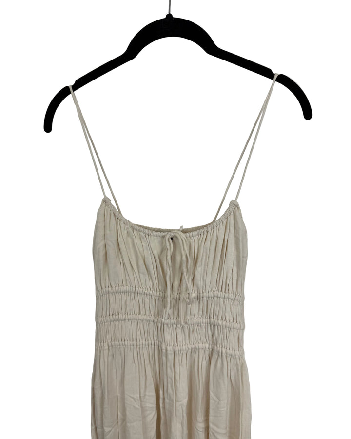 Ivory Smocked Dress - Size 2/4