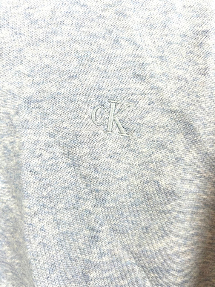 Heathered Blue Crew Neck - Small