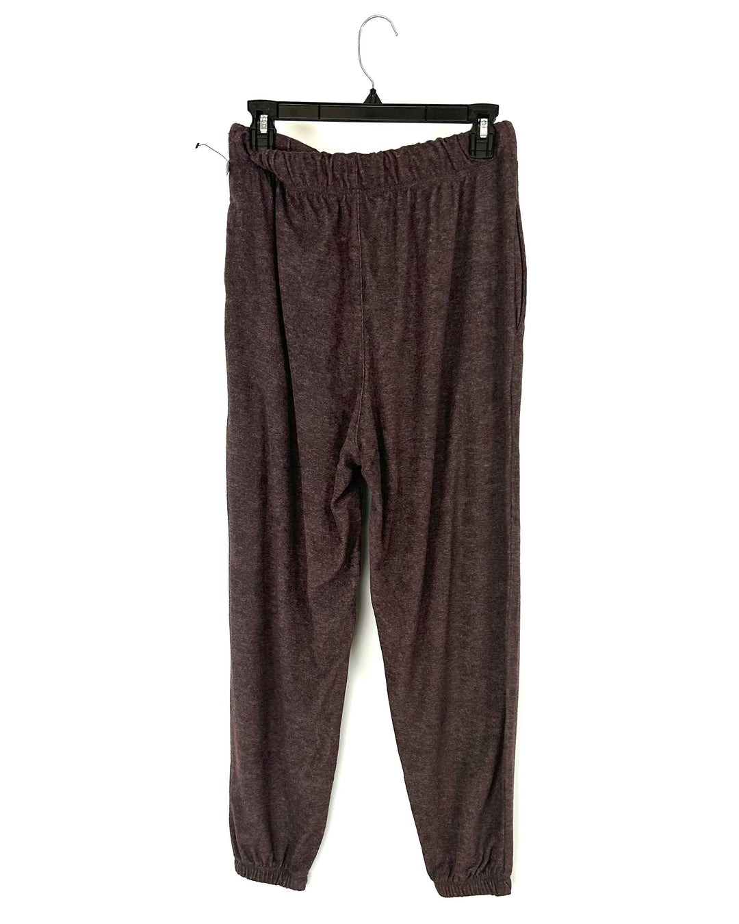 Brown Terry Cloth Joggers - Size 8-10