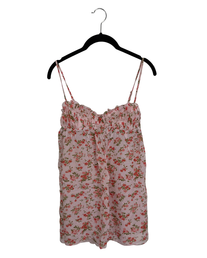 Blush Pink Floral Dress - Size 00/0 and Size 2/4