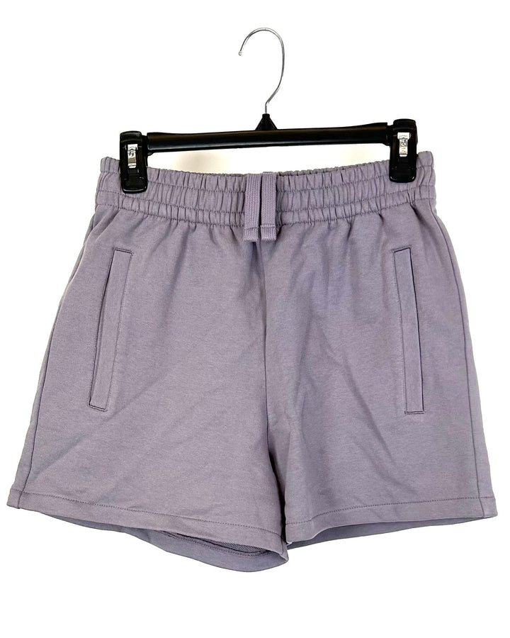Purple Sweat Shorts - Small