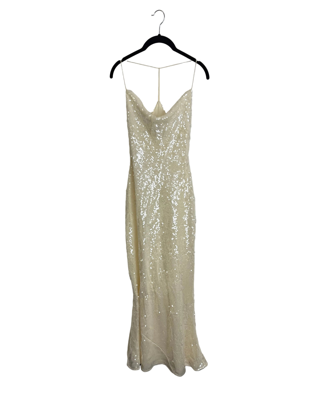 Seashell White Sequin Dress - Size 0/2