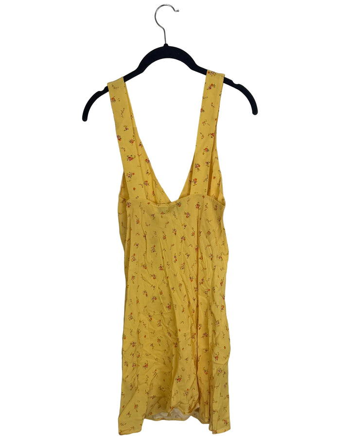 Yellow Floral Dress - Size 0/2, and Size 2/4