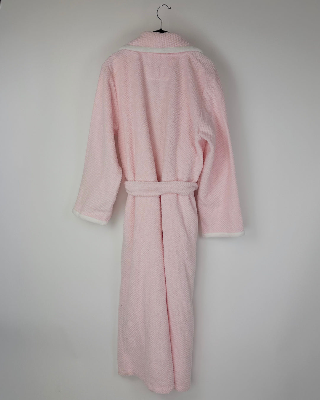 Baby Pink Textured Robe - Small