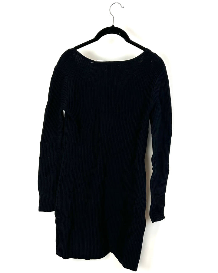 Black Long Sleeve Dress - Small