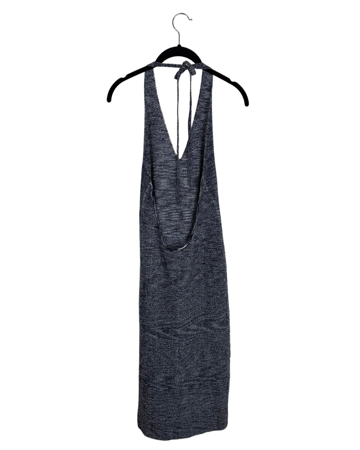 Grey Knit Halter Dress - Size 4/6
