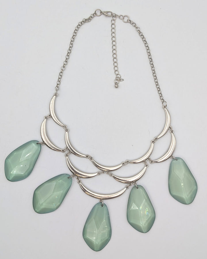 Green Gem Statement Necklace