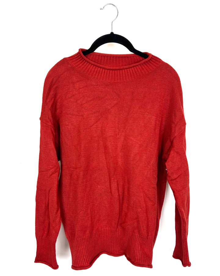 Bright Red Knit Sweater - Size 2/4
