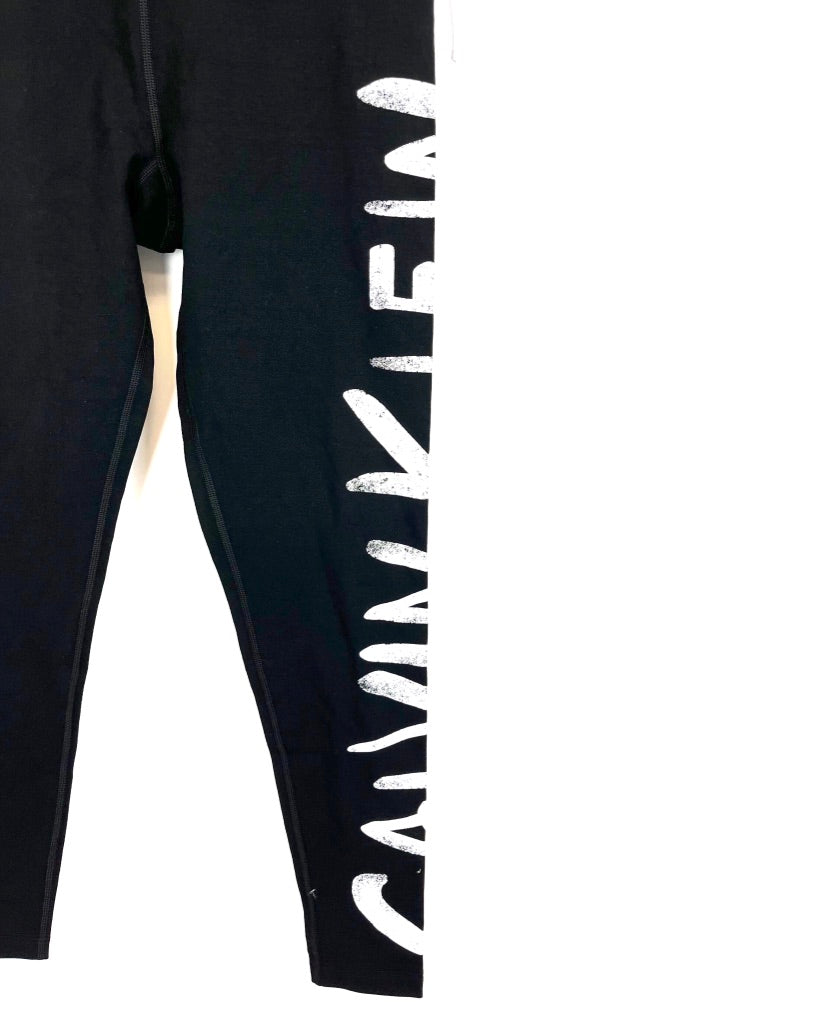 Black Logo Leggings - Small