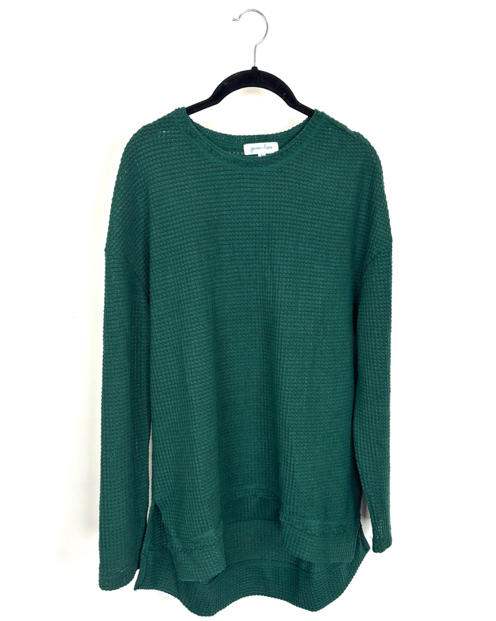 Dark Green Pull Over Top - Size 2/4