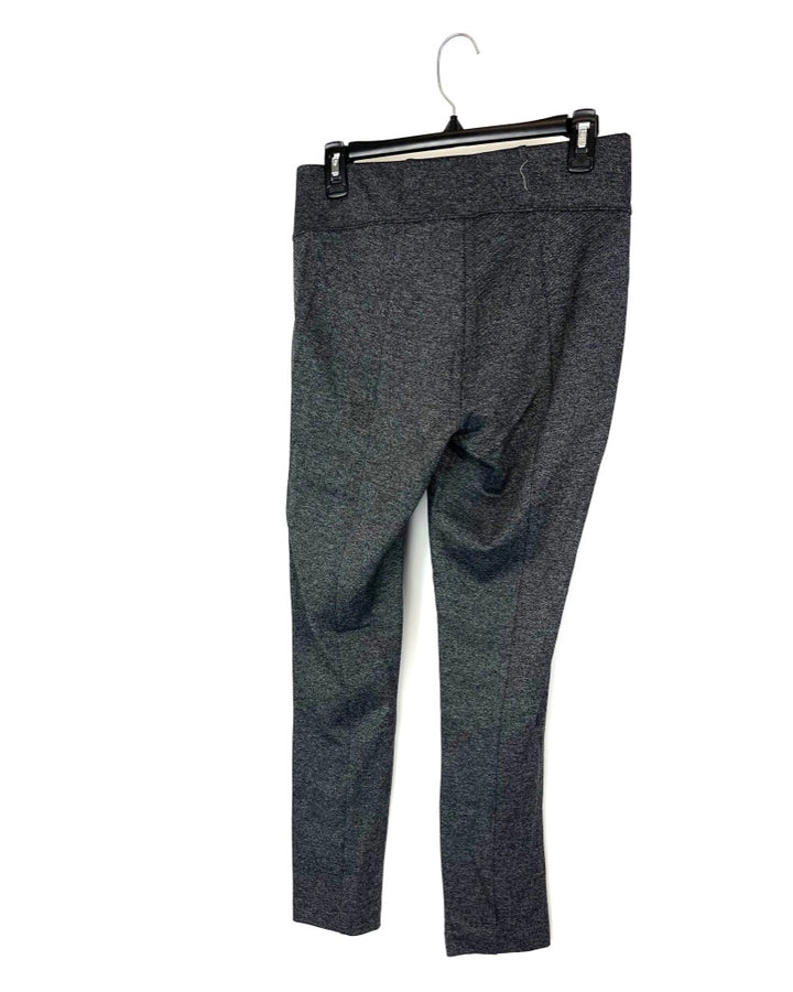 Dark Grey Stretchy Thick Leggings - Extra Small and Small