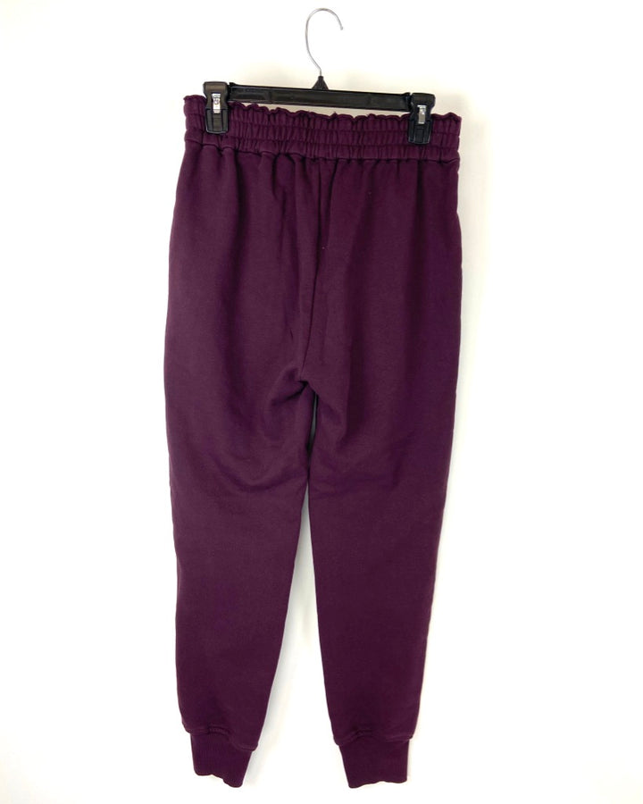 Dark Purple Jogger Sweatpants - Size 6