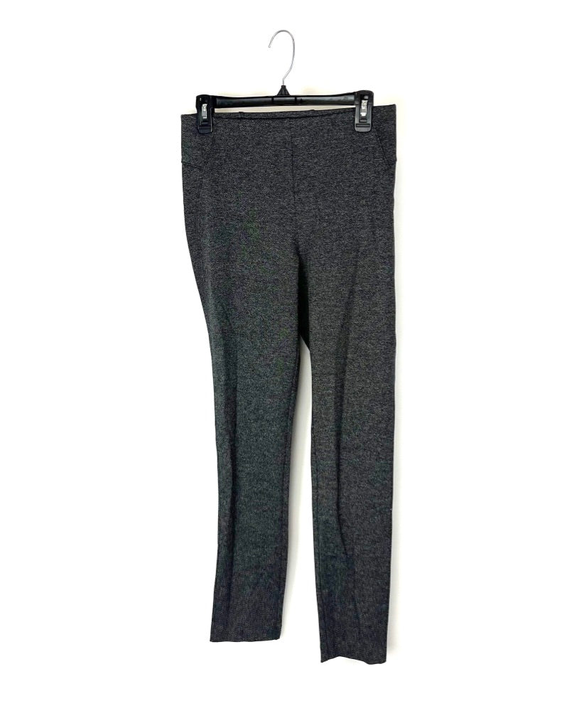 Dark Grey Stretchy Thick Leggings - Extra Small and Small