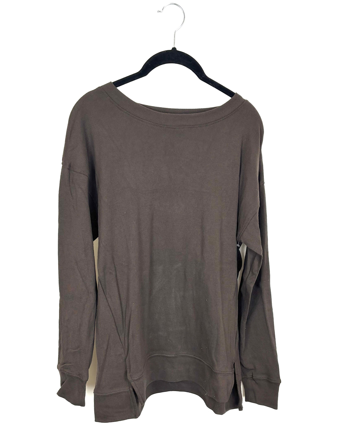 Brown Crew Neck Sweatshirt - Size 2/4