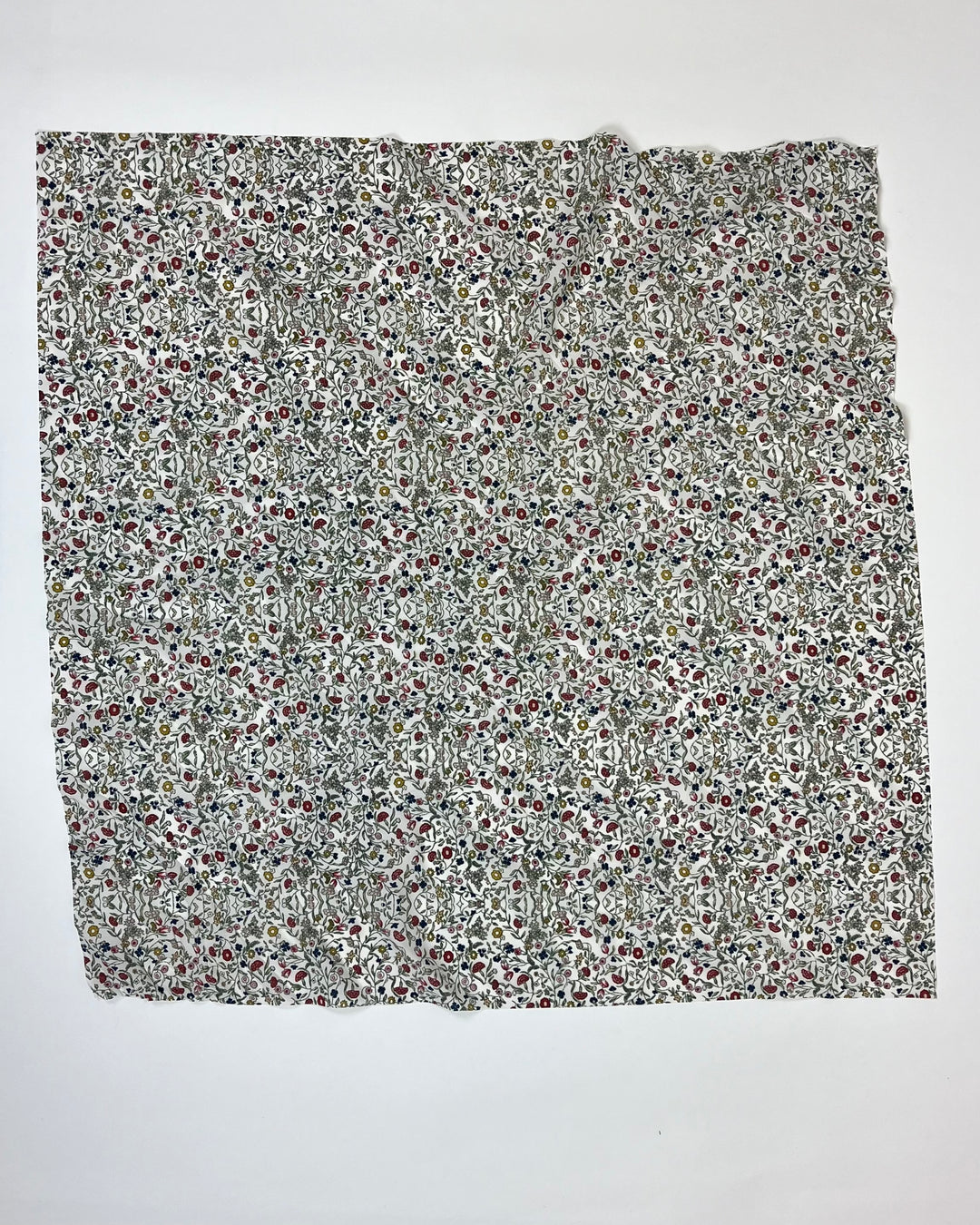 Yellow, Red, Blue and Pink Floral Printed Multi Wear Scarf