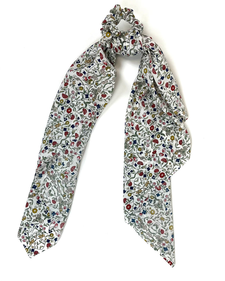 Yellow, Red, Blue and Pink Floral Printed Multi Wear Scarf