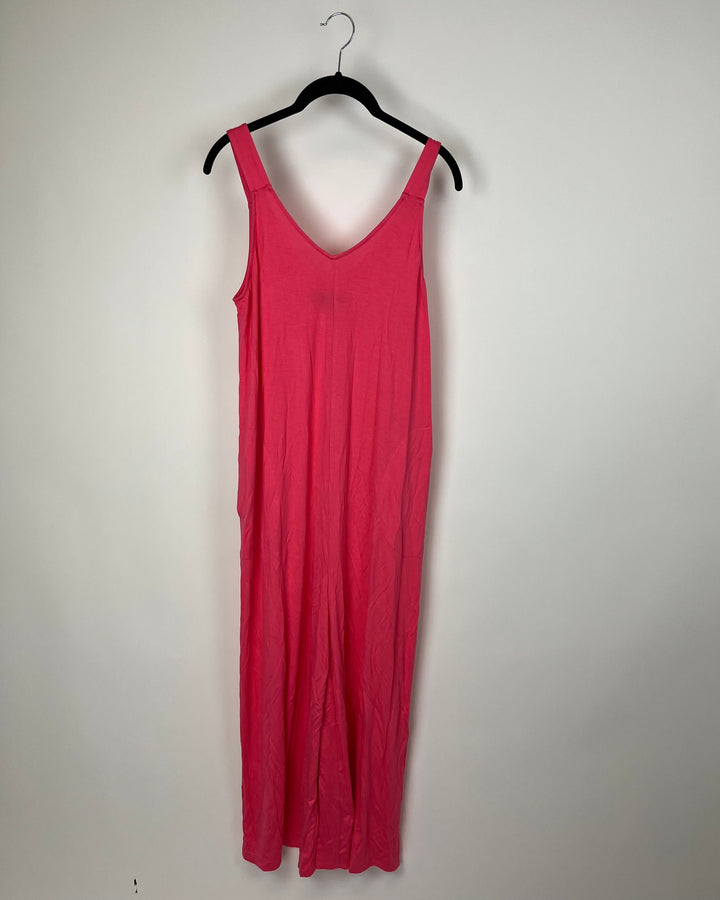 Pink Lounge Jumpsuit - Small