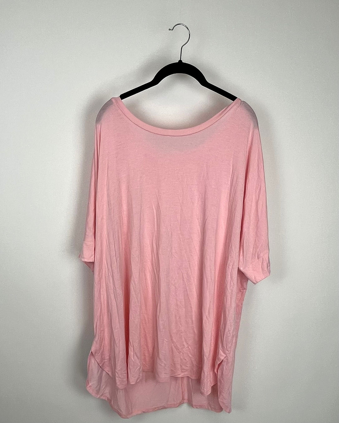 Pink Short Sleeve Pajama Top - Size 2X