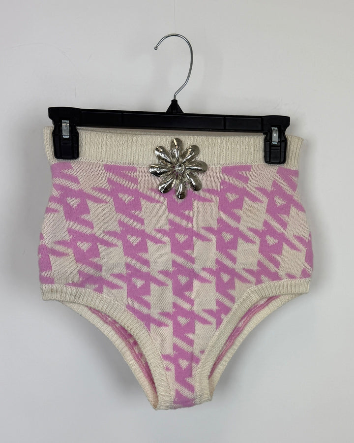 Sweater Briefs with Medal Flower - Size 2/4