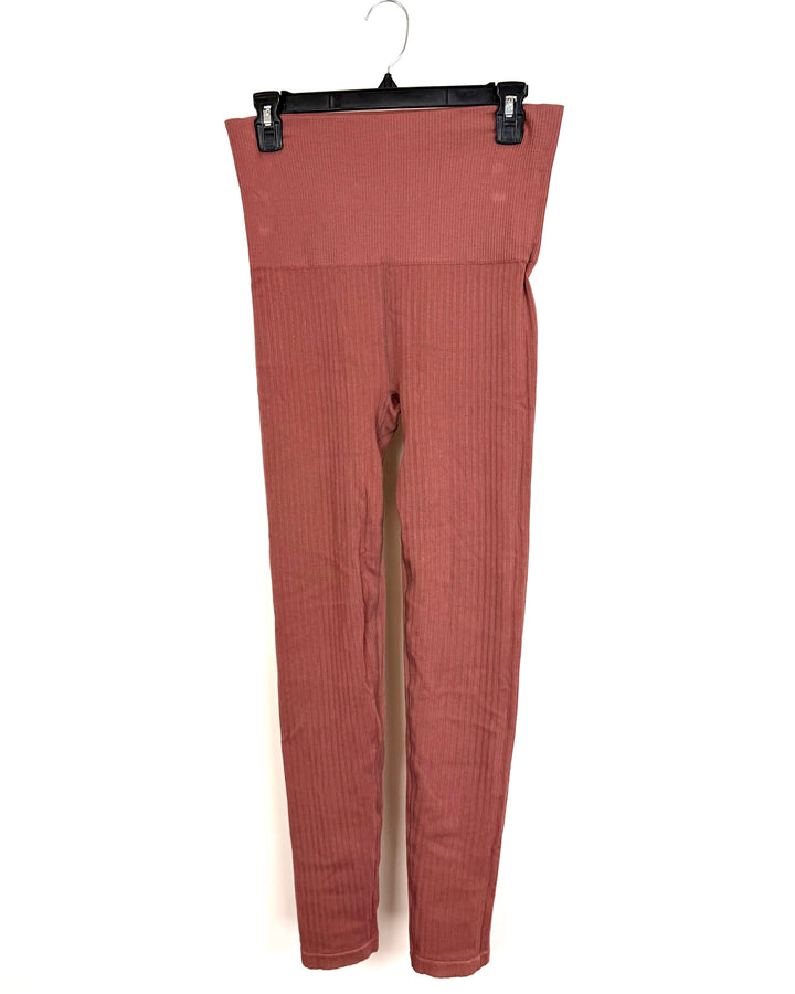 High Waisted Mauve Purple Leggings - Size 2/4