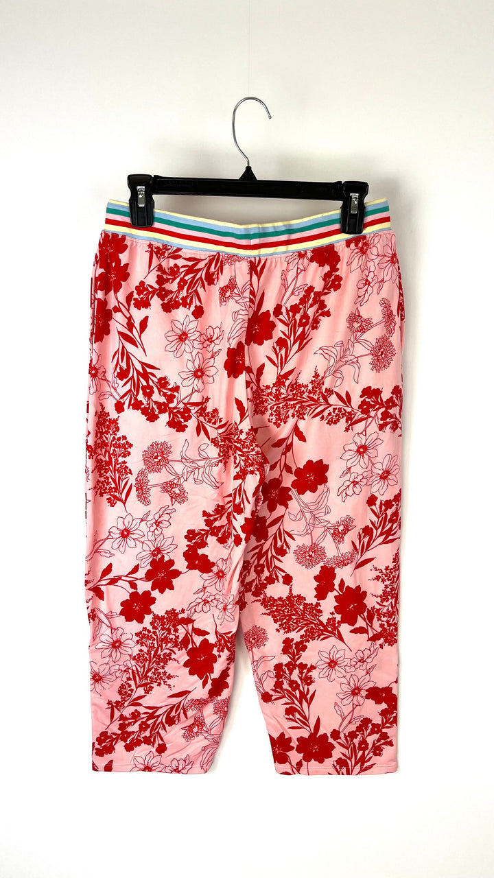 Red Floral Pajama Set - Size 4/6, 6/8 and 14/16