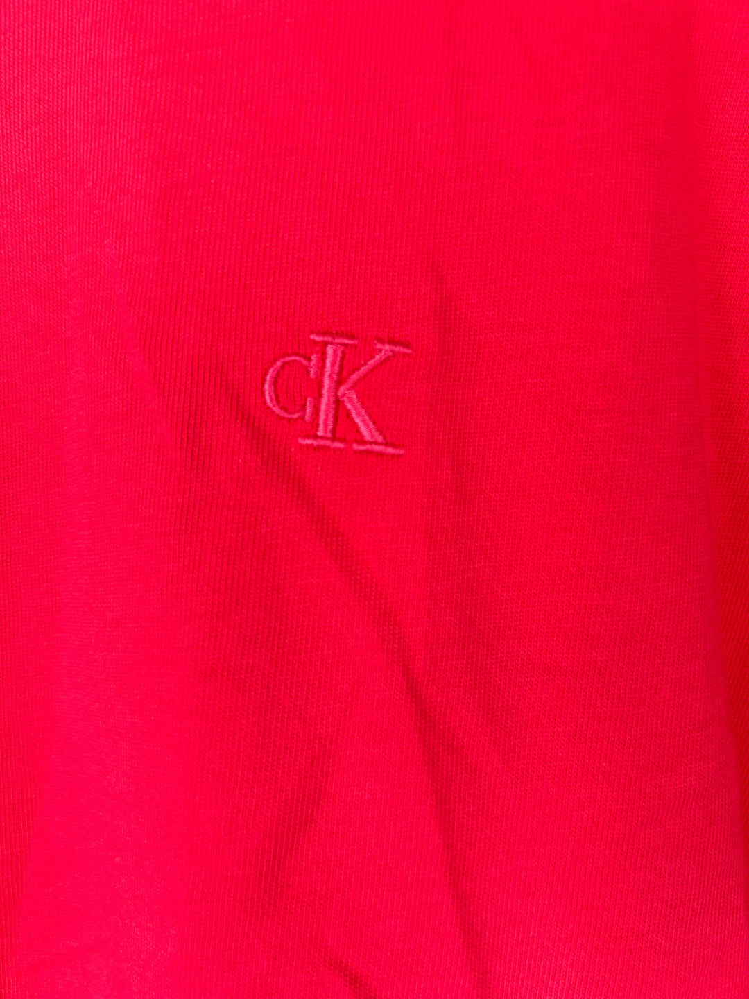MENS Bright Salmon Pink T-Shirt - Medium