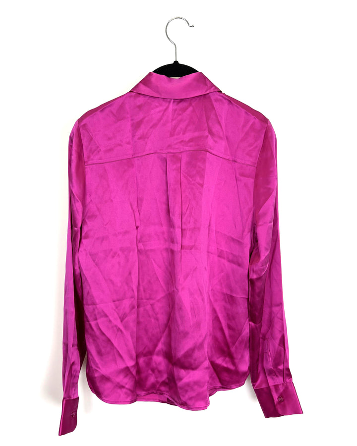 Bright Hot Pink Button Down - Size 00/0 and 0/2