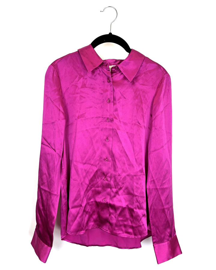 Bright Hot Pink Button Down - Size 00/0 and 0/2