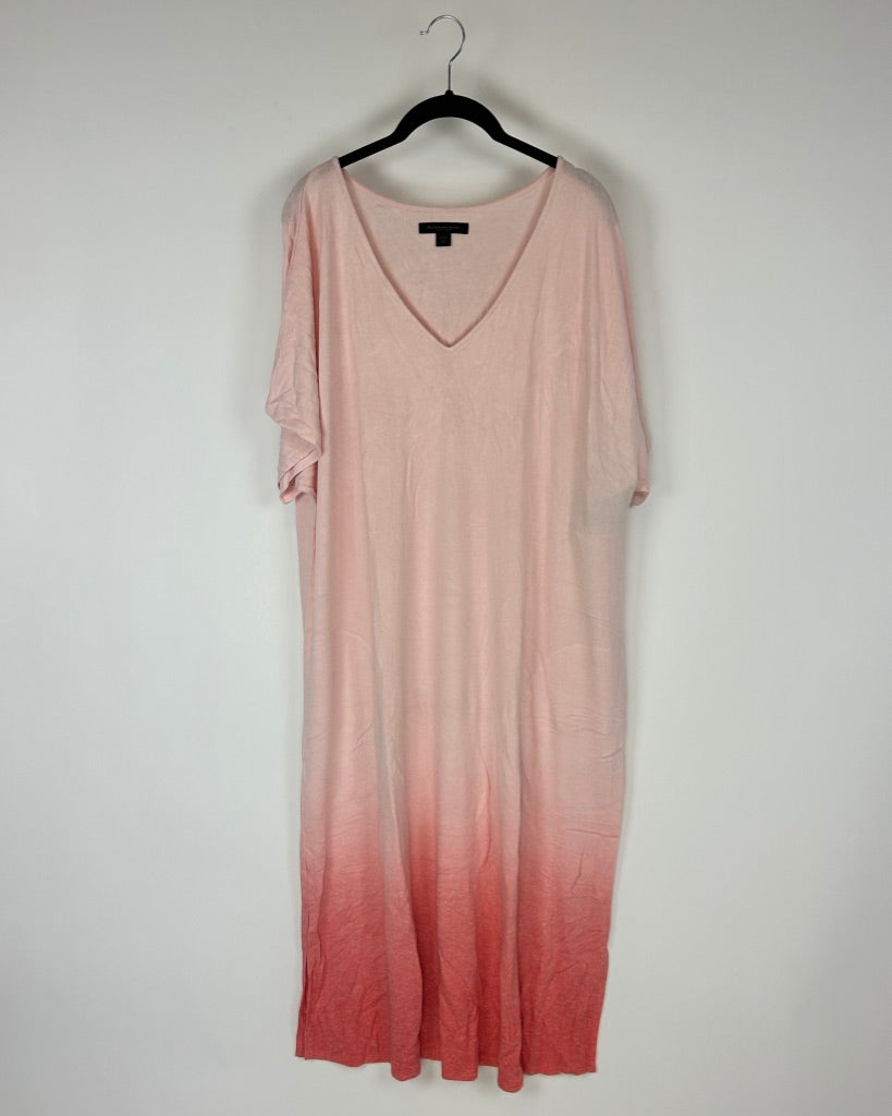 Pink Ombre Nightgown - Small and 2X