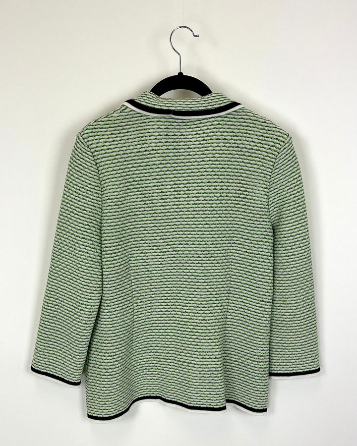Green Textured Cardigan - Size 2/4