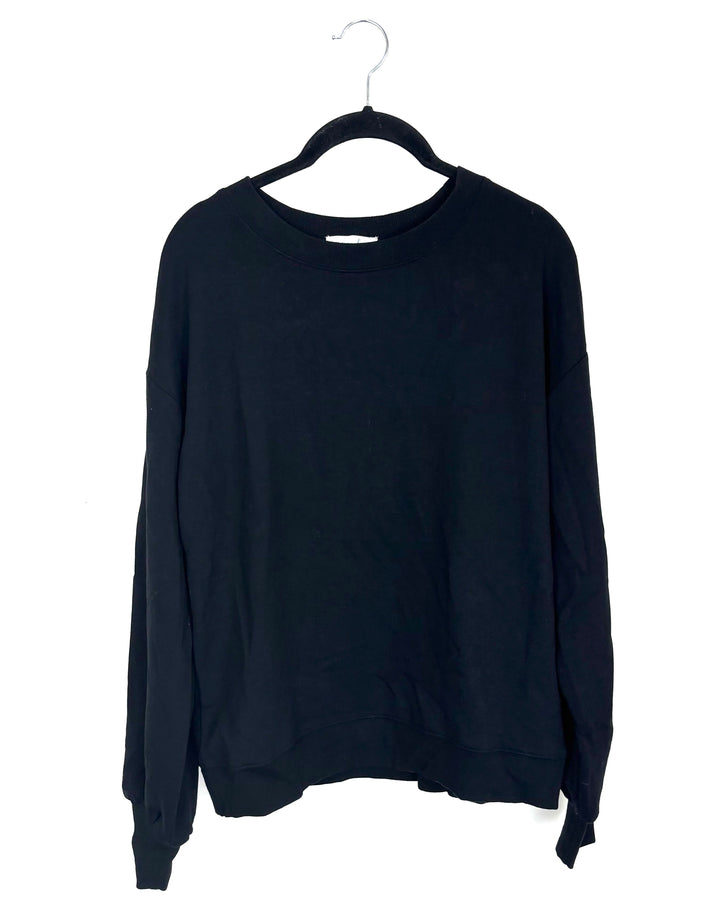 Crewneck Black Long Sleeve - Size 2/4