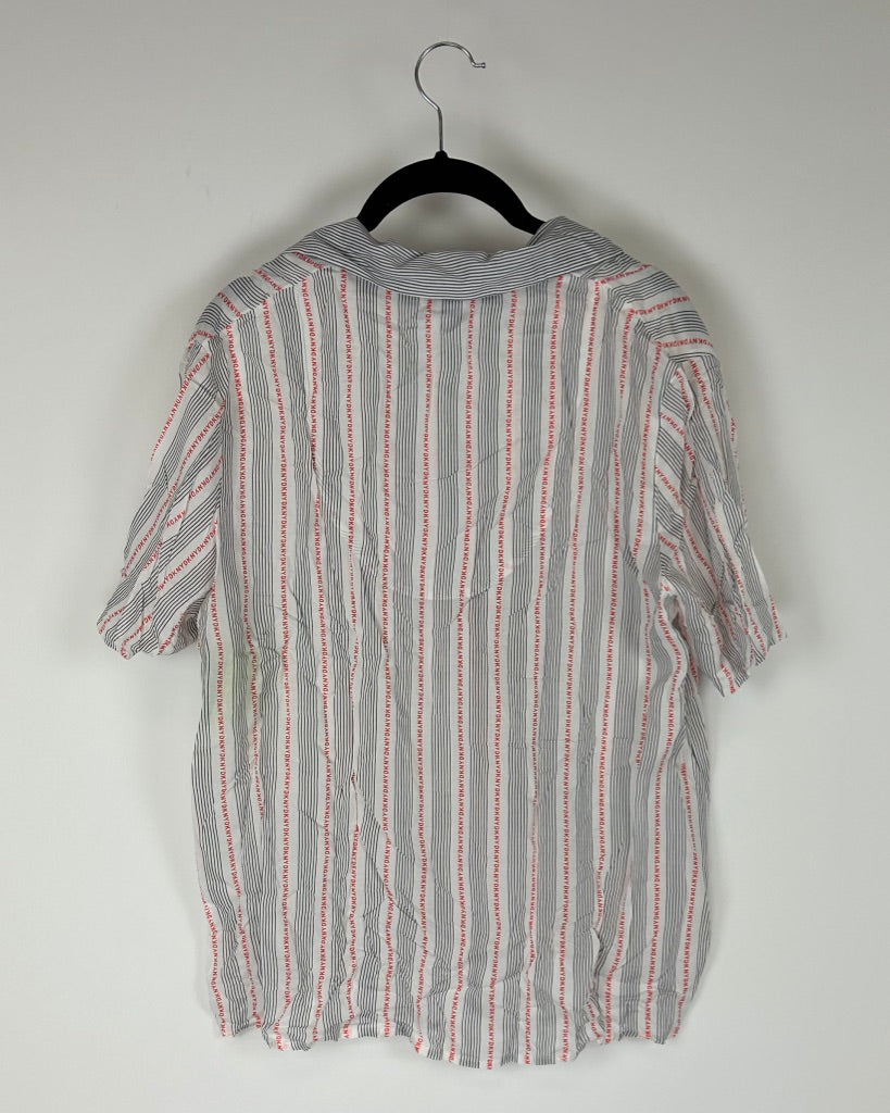 Button-Down Sleep Shirt - Small