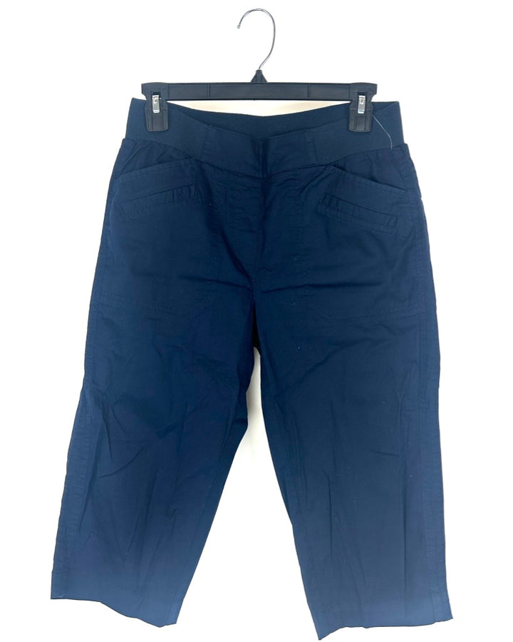 Christopher & Banks Navy Capri Bottoms - Size 4