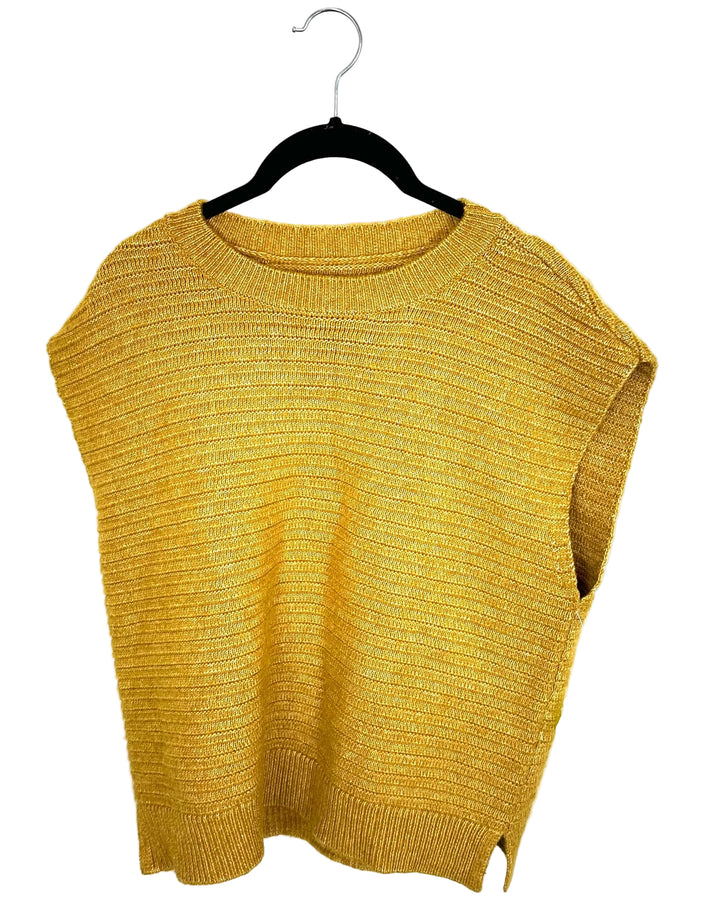Yellow Knit Sweater Top - Size 6/8