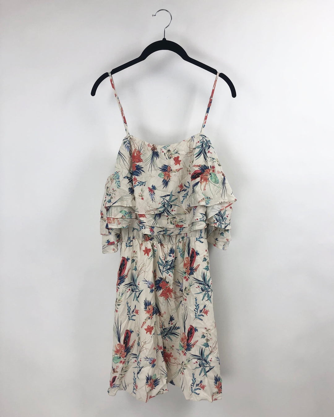 Tropical Off The Shoulder Dress- Small