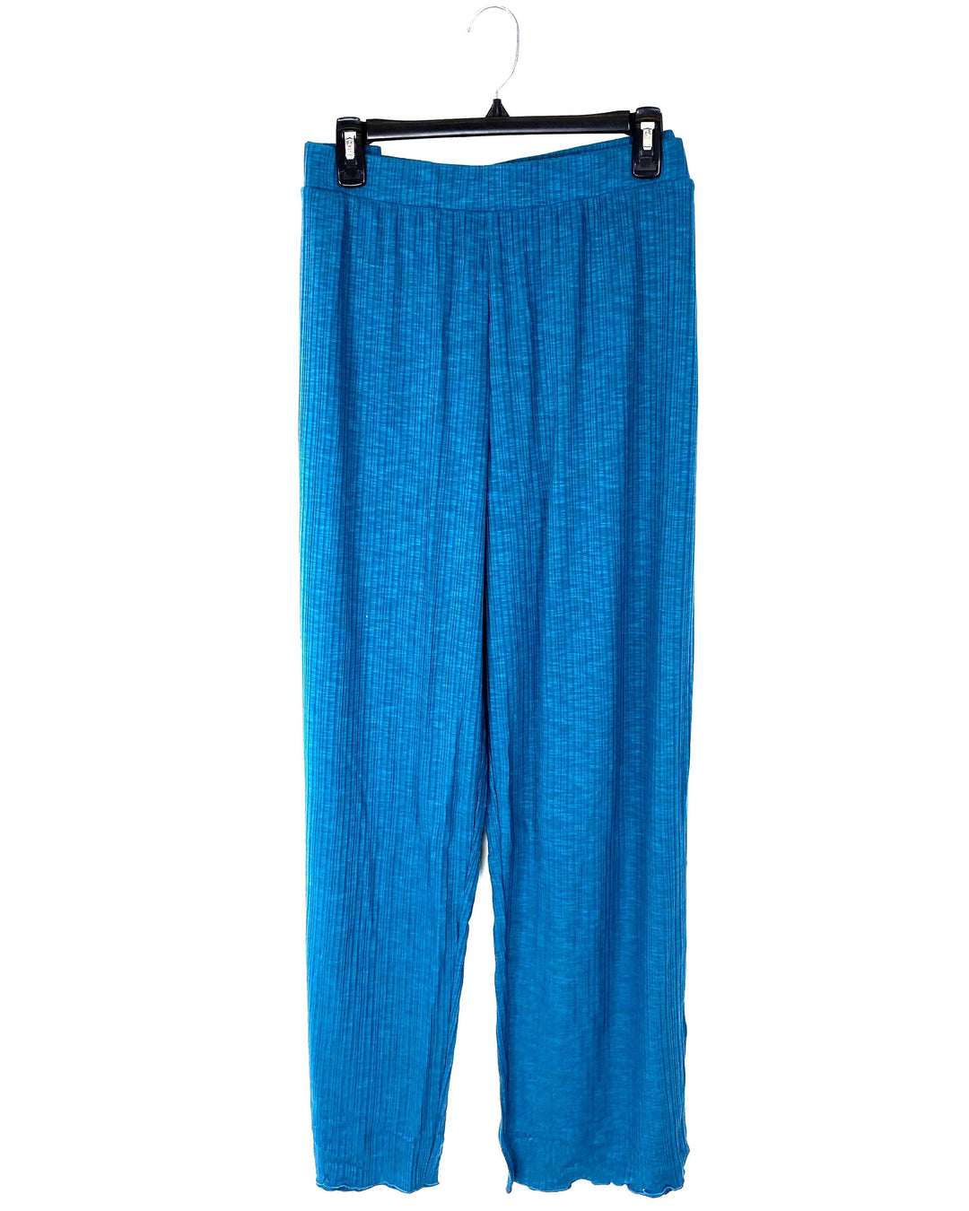 Dark Teal Flowy Pants - Small