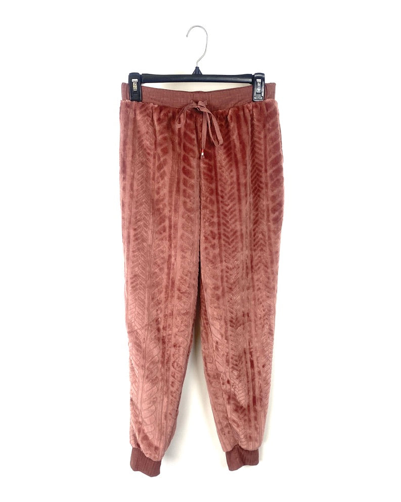 Soft Pink Fleece Pants - Extra Small, Small and 1X