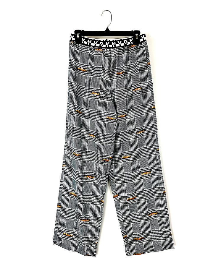 Taxi Houndstooth Pajamas Bottoms - Small