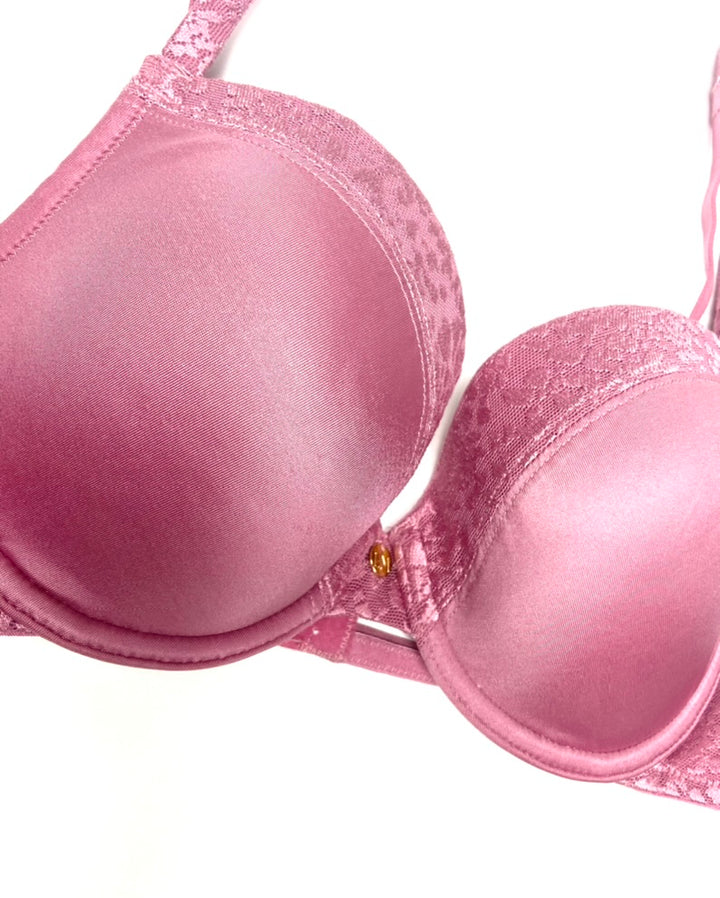 Rose Animal Printed Bra - 34D