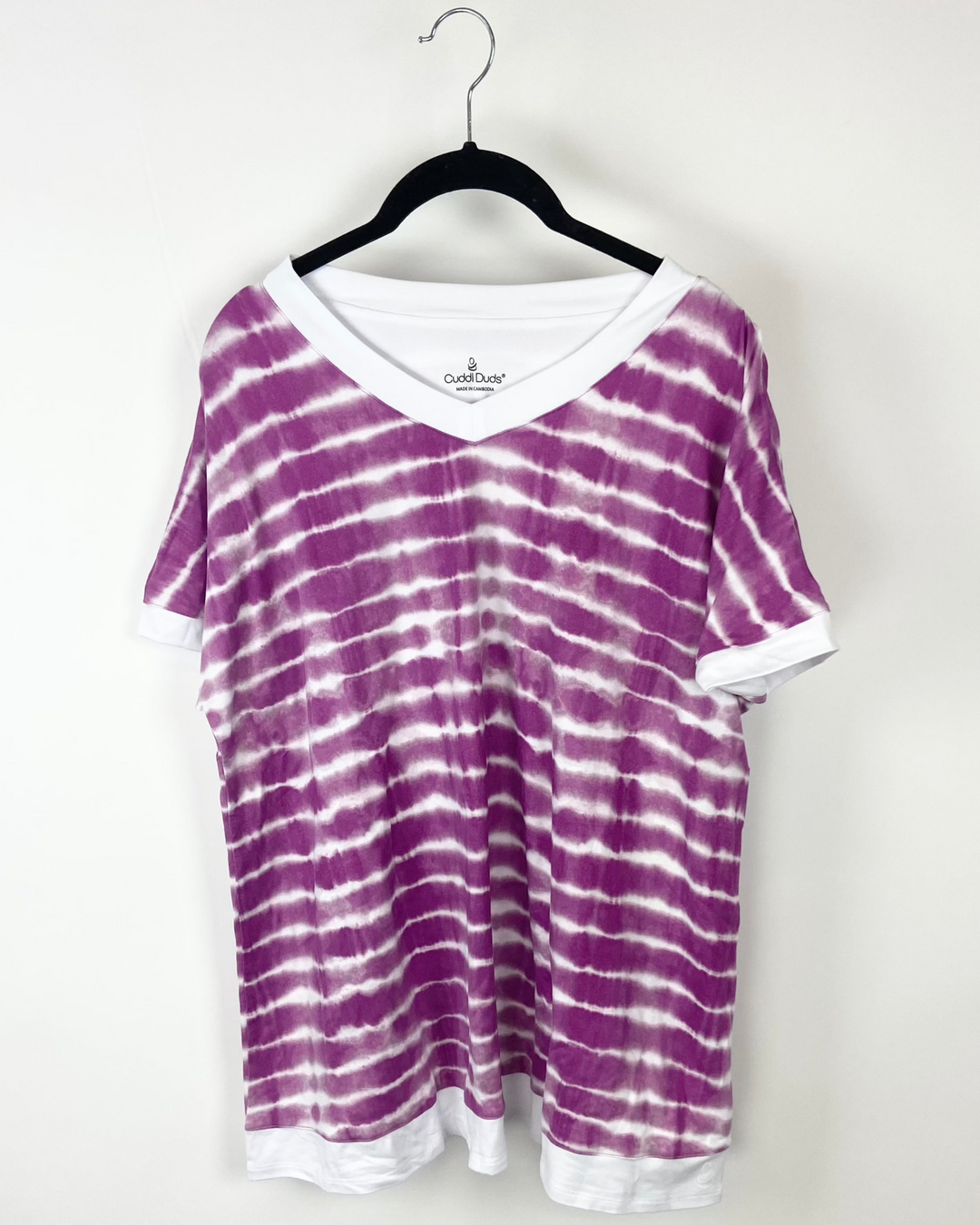 Purple Tie Dye Lounge Top - Size 6/8