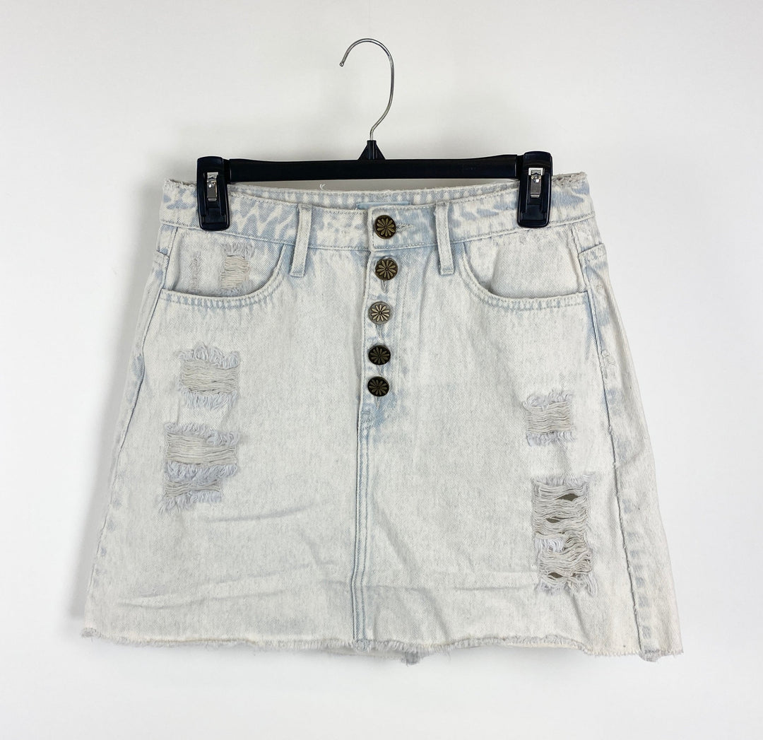 Light Denim Skirt - Size 26