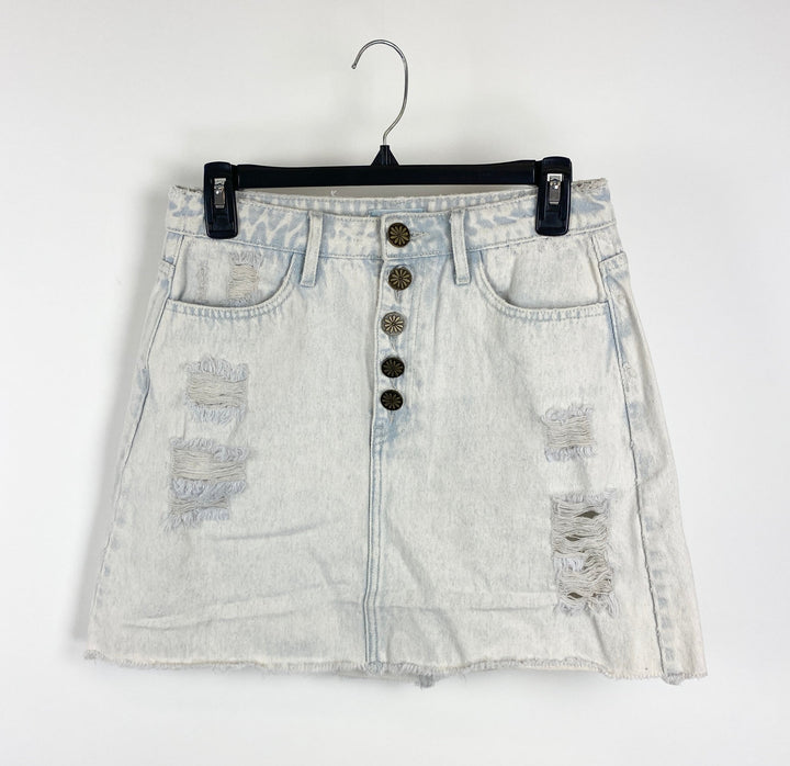 Light Denim Skirt - Size 26