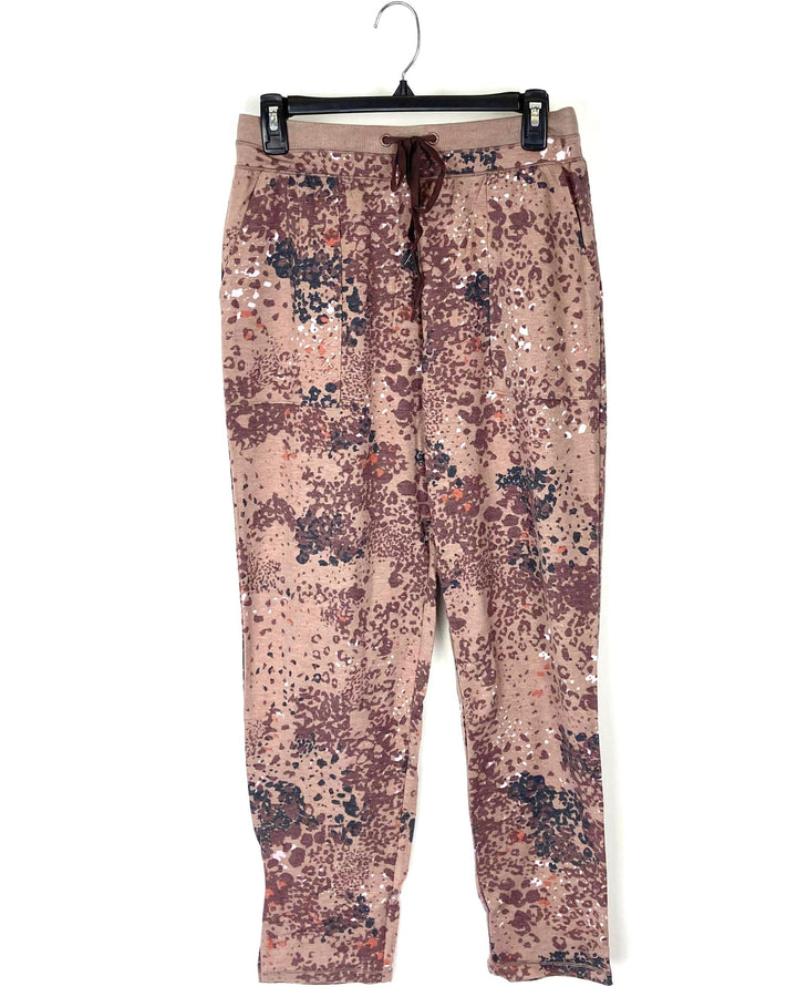 Mauve Multicolor Sweatpants - Extra Small, Small, Medium