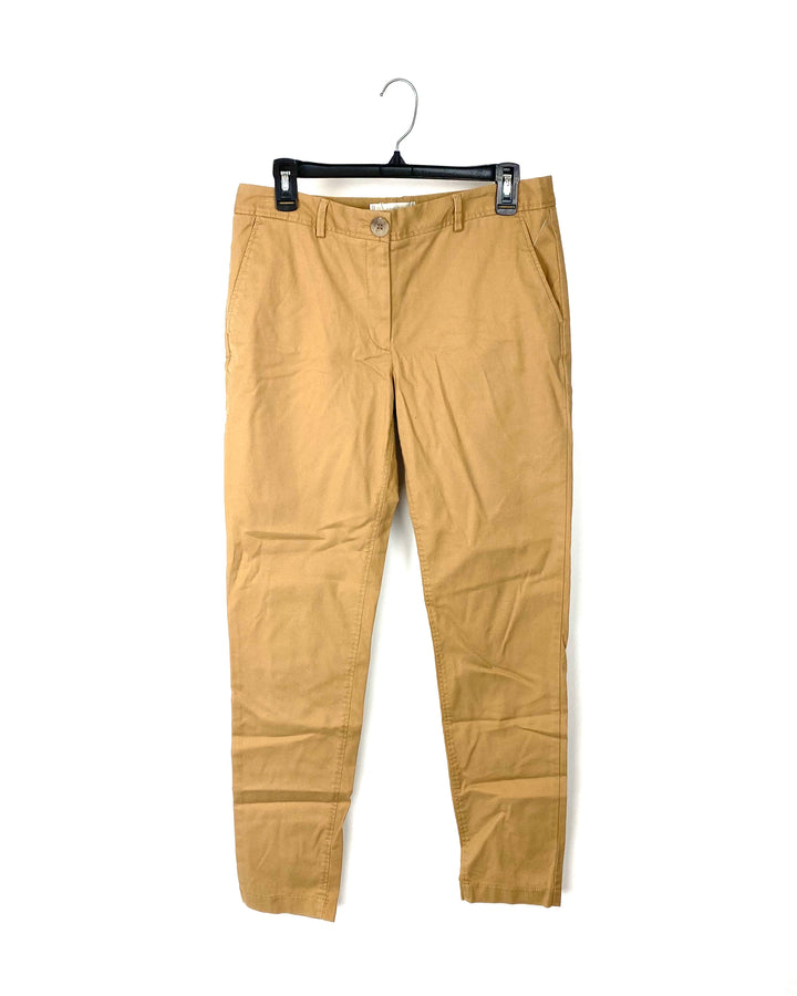 Tan Straight Pants - Size 6